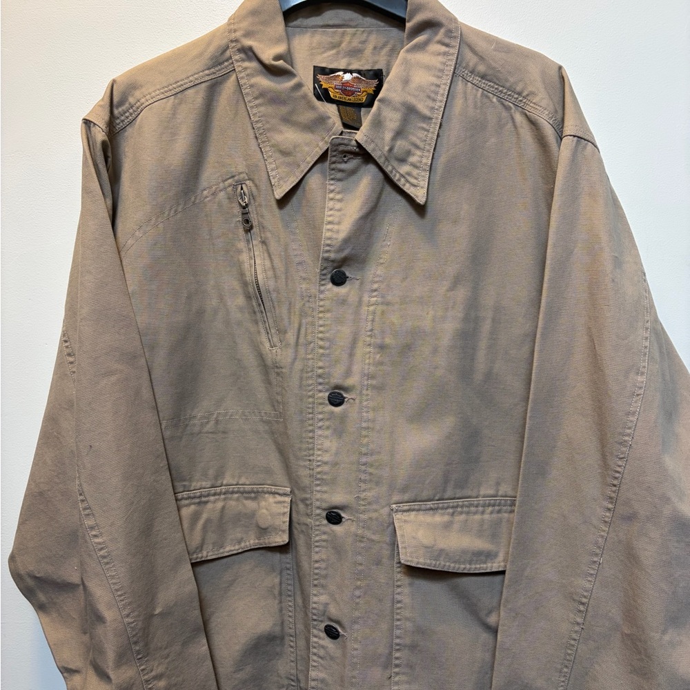 Harley Davidson vintage dead stock brand new NOS Men’s 2XL Khaki Barn Workwear